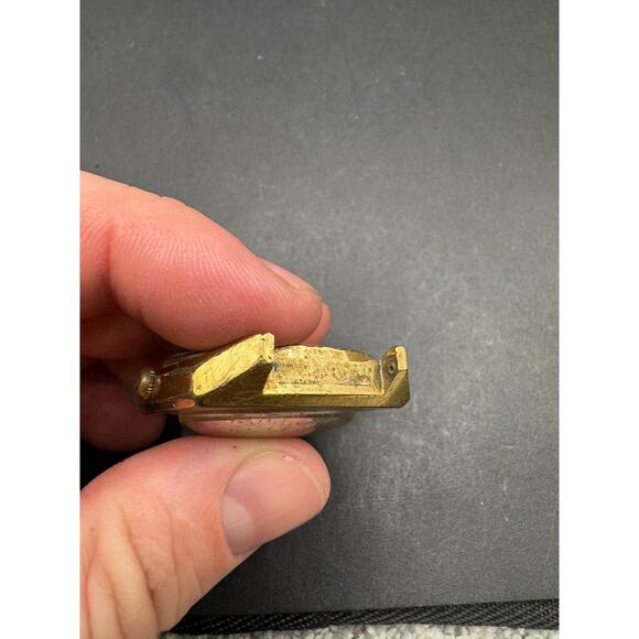 Vintage Bulova Caravelle Transistorized N5 Gold Tone Date Square Watch No Band - Picture 6 of 9